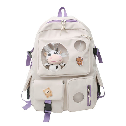 Women Backpack Waterproof Nylon Cute BookBag for Girl College School Bag Kawaii Travel Mochila Laptop Bagpack