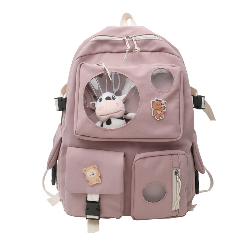 Women Backpack Waterproof Nylon Cute BookBag for Girl College School Bag Kawaii Travel Mochila Laptop Bagpack