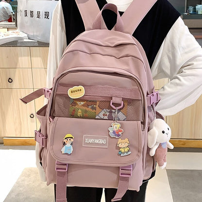 Women Backpack Cute Girls Waterproof Rucksack for Teenager Schoolbag Kawaii Travel Bag