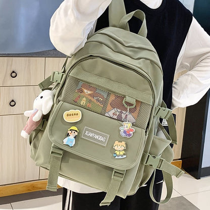 Women Backpack Cute Girls Waterproof Rucksack for Teenager Schoolbag Kawaii Travel Bag