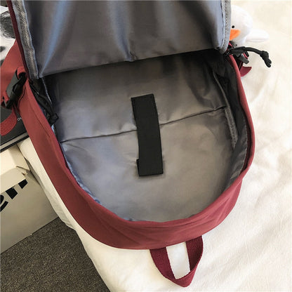 Waterproof Big Backpack Laptop  Mochila  Bookbag for Teenager Girl Boy School Bag Nylon Rucksack