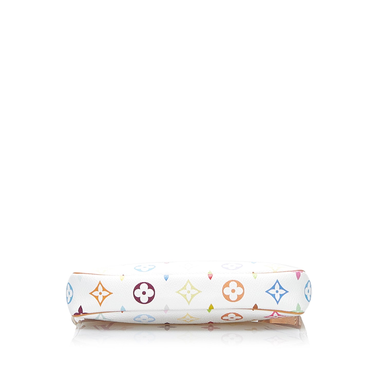 SALE Louis Vuitton Pochette Accessoires White Multicolor Monogram Canvas