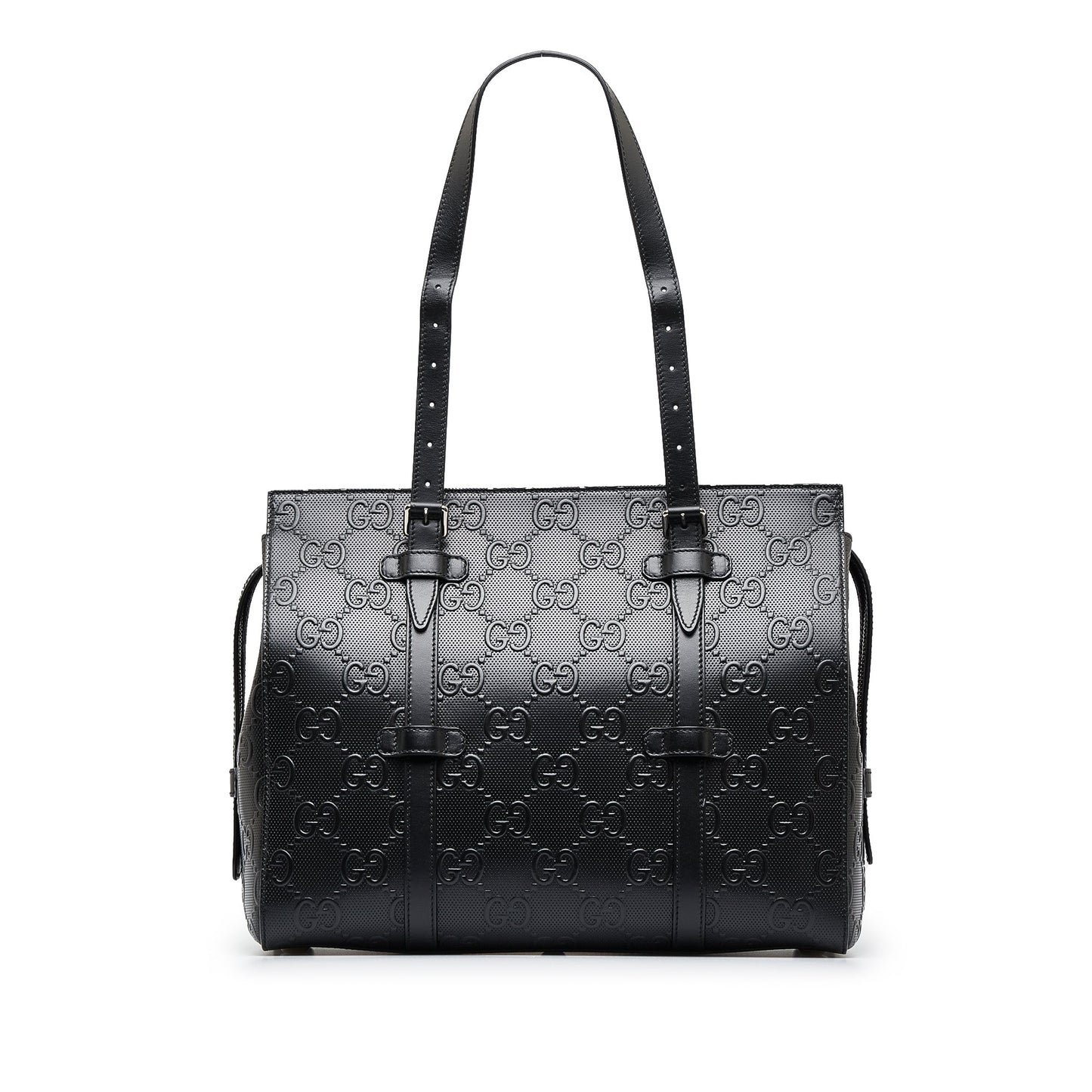 Black Gucci Guccissima Tote Bag