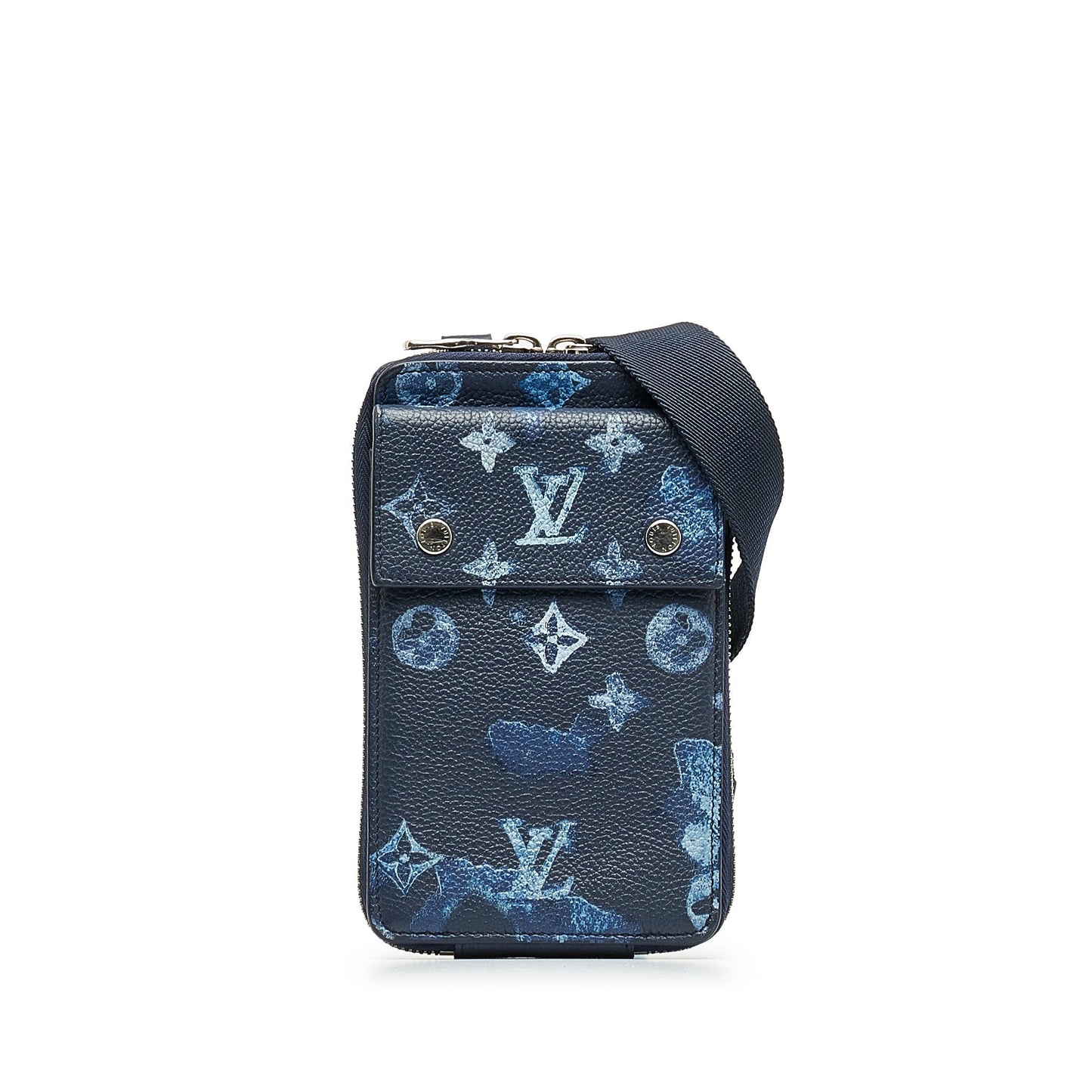 LOUIS VUITTON Monogram Ink Watercolor Phone Pouch Crossbody Bag