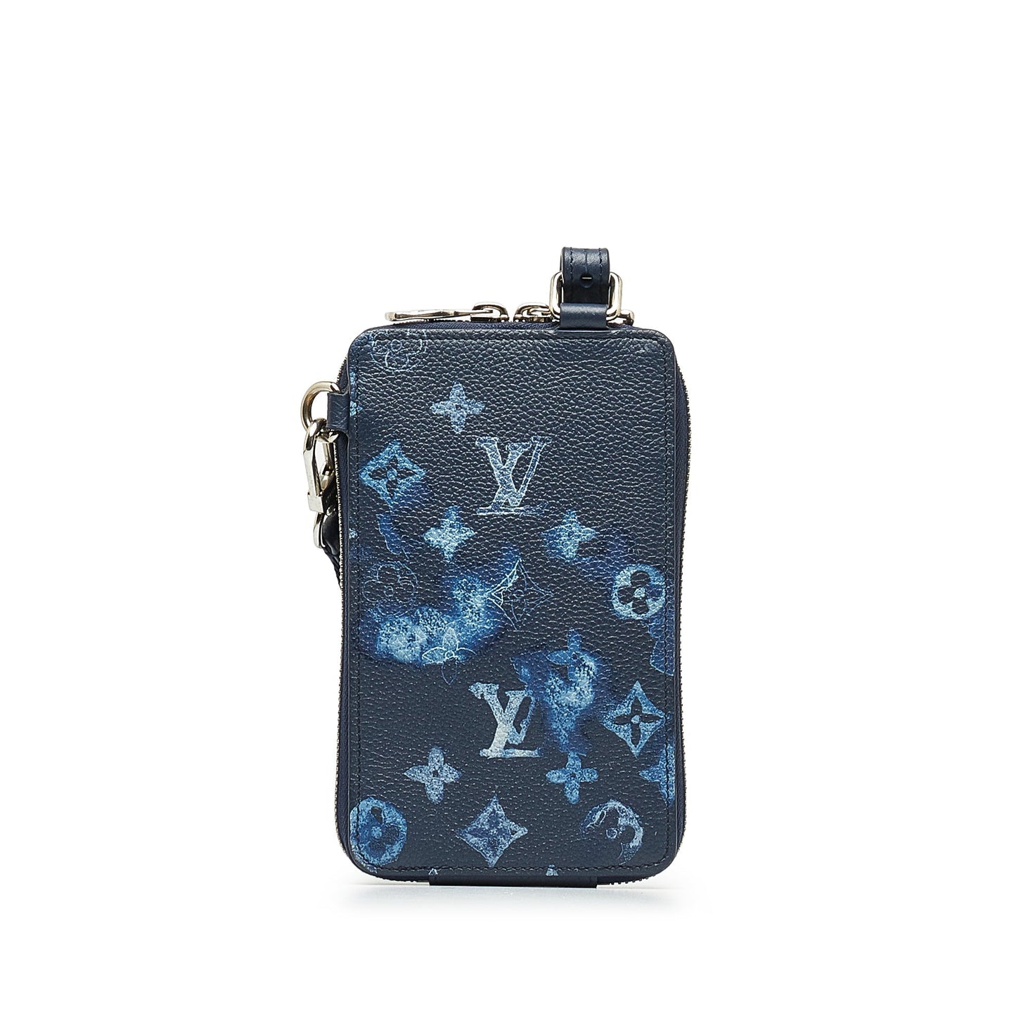 LOUIS VUITTON Monogram Ink Watercolor Phone Pouch Crossbody Bag