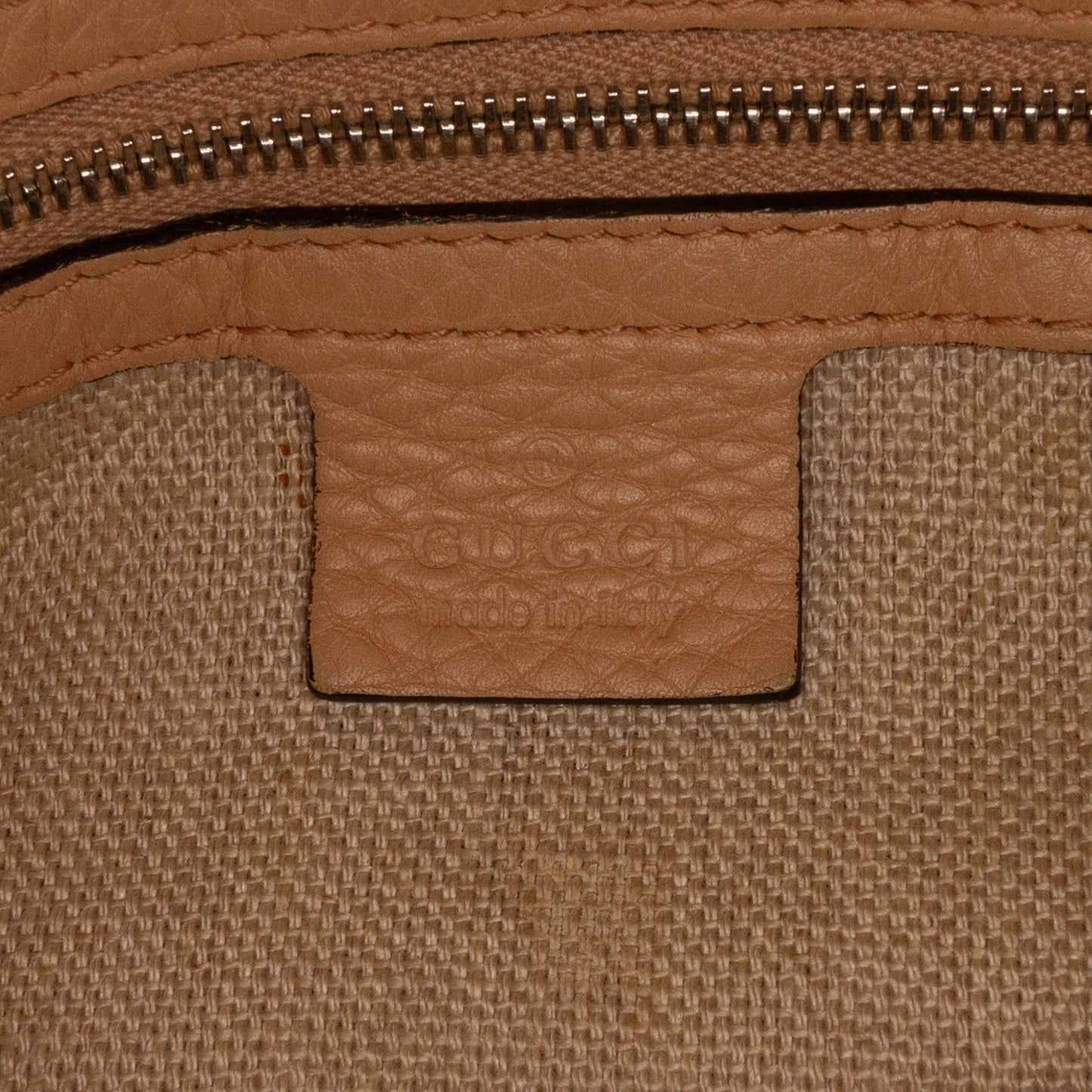 Brown Gucci GG Canvas Icon Bit Tote Bag