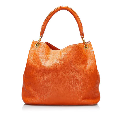 Prada Hobo Bag Orange Vitello Daino