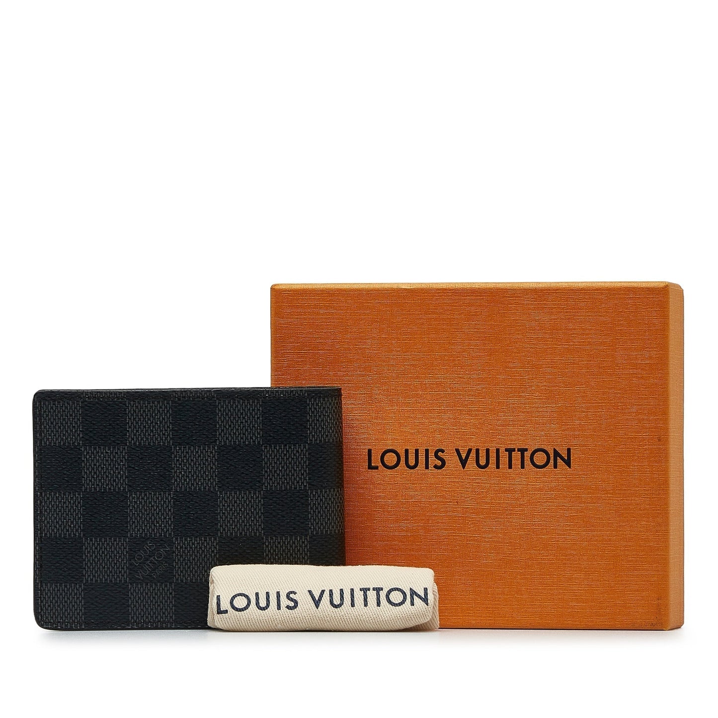 LOUIS VUITTON Damier Graphite Slender Wallet Small Wallets