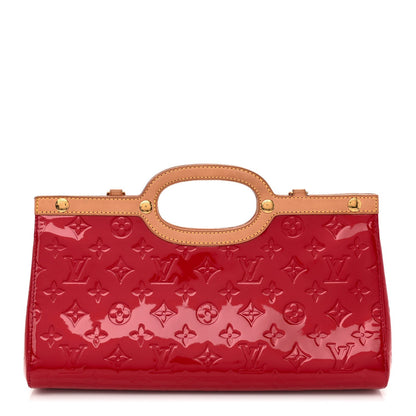 LOUIS VUITTON VERNIS ROXBURY DRIVE BAG POMME D'AMOUR