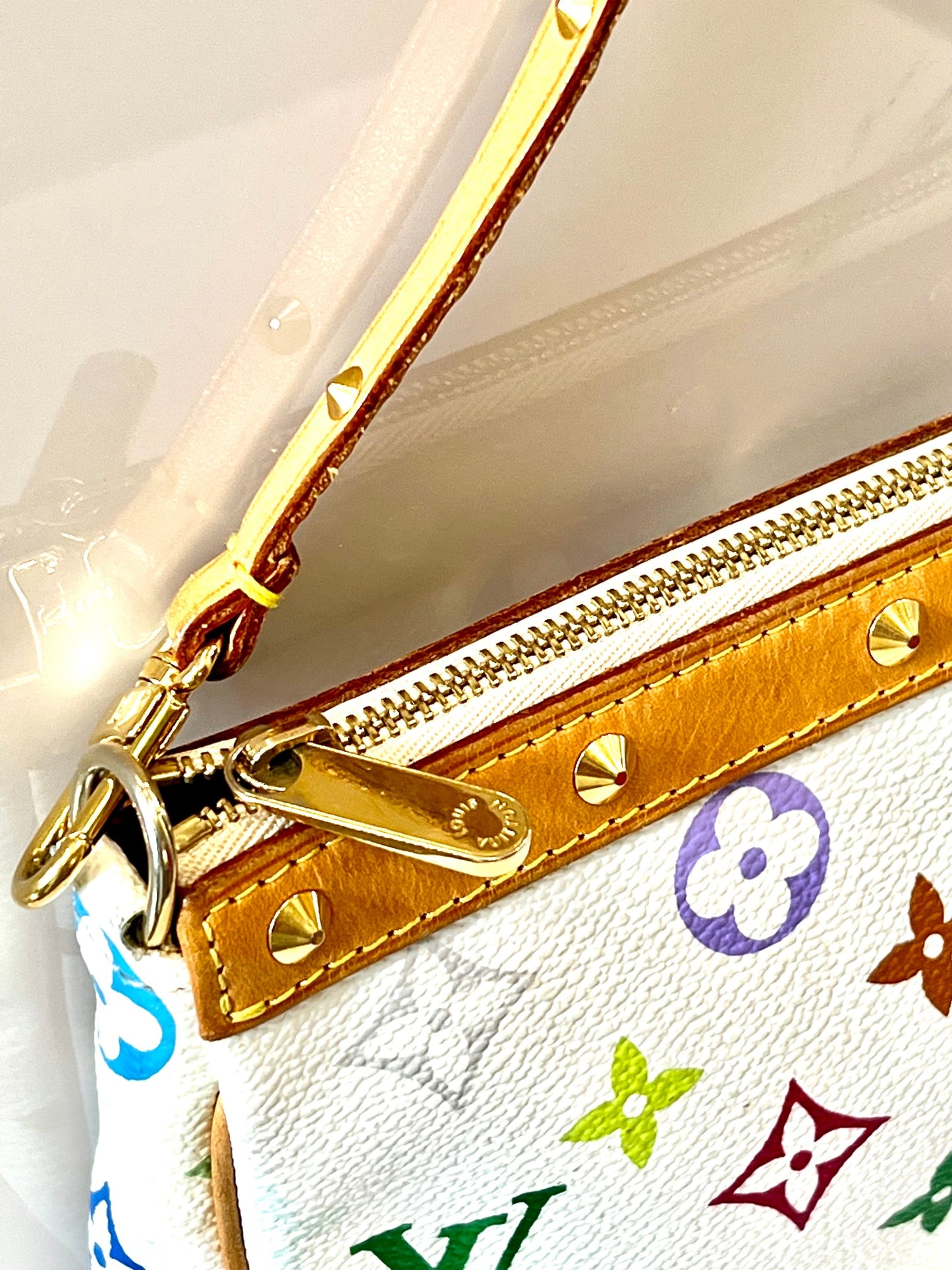 LOUIS VUITTON TAKASHI MURAKAMI MULTICOLOR MONOGRAM POCHETTE