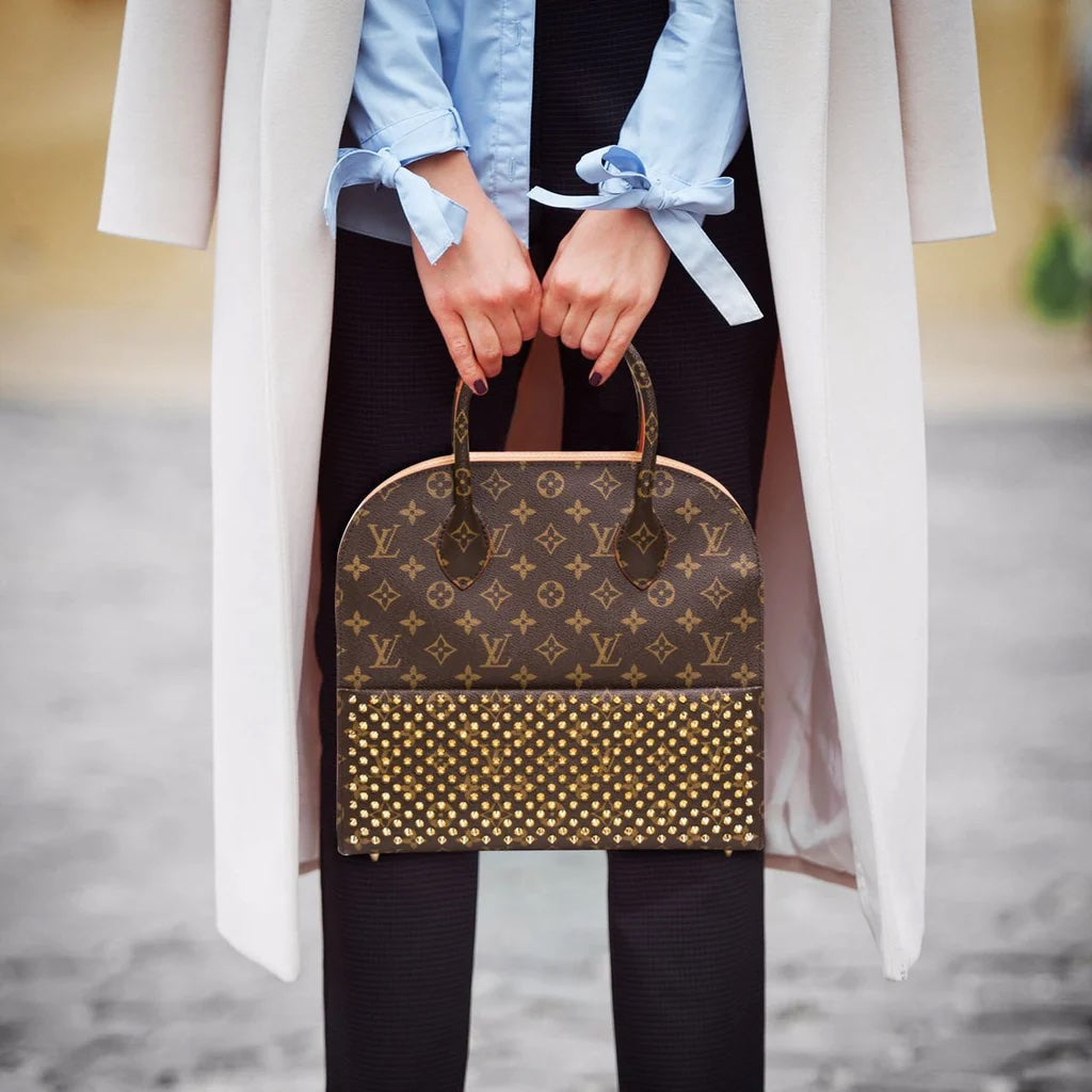 LOUIS VUITTON X CHRISTIAN LOUBOUTIN MONOGRAM ICONOCLASTS SPIKE TOTE