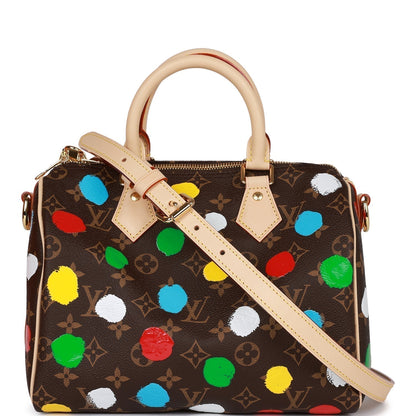 Louis Vuitton x Yayoi Kusama Monogram Speedy Bandouliere 25