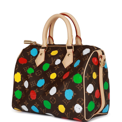 Louis Vuitton x Yayoi Kusama Monogram Speedy Bandouliere 25