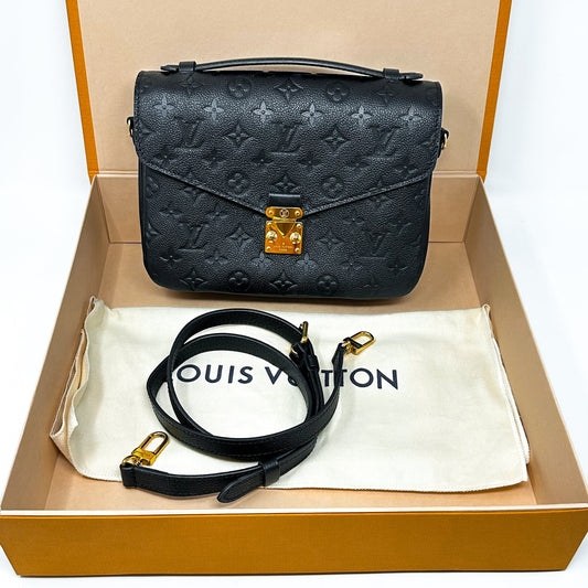 LOUIS VUITTON Empreinte Pochette Metis Black