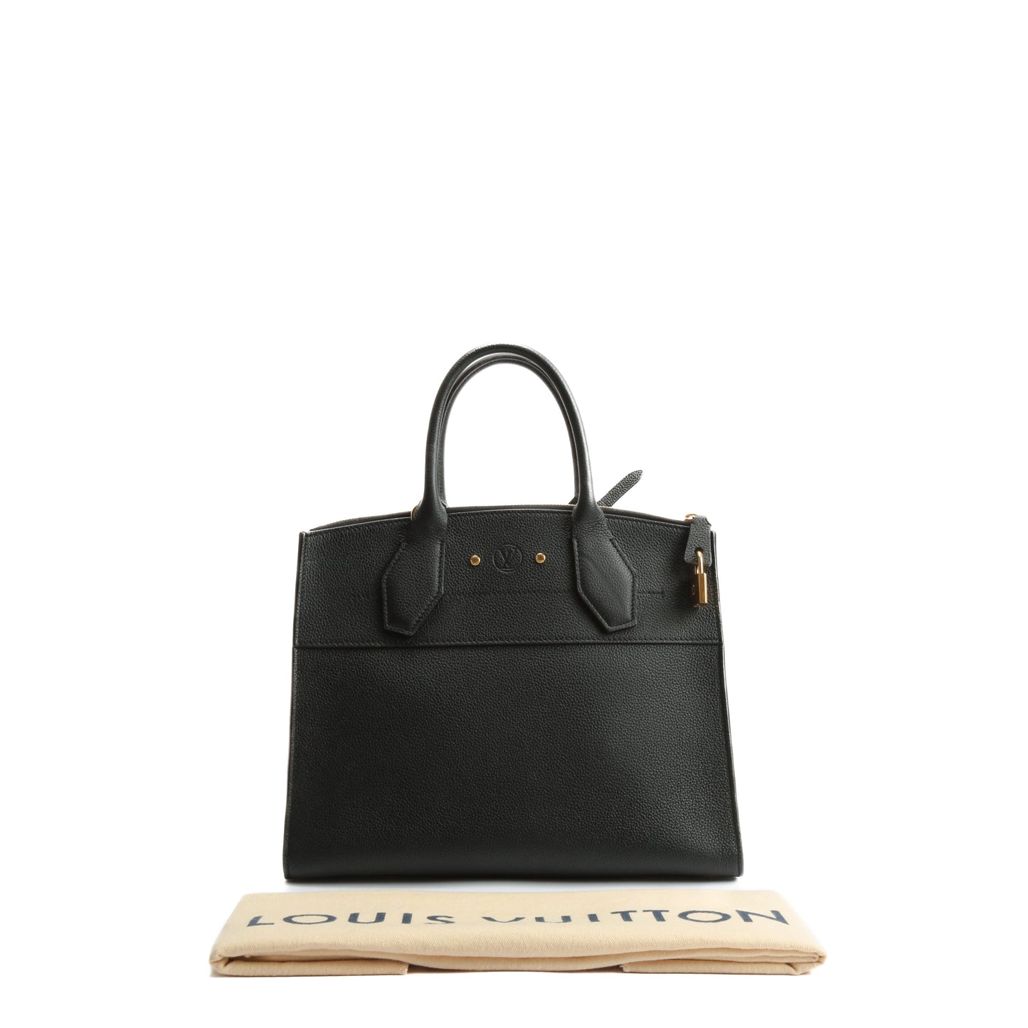 LOUIS VUITTON City Steamer MM - Leather Black