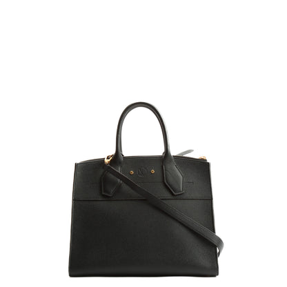 LOUIS VUITTON City Steamer MM - Leather Black