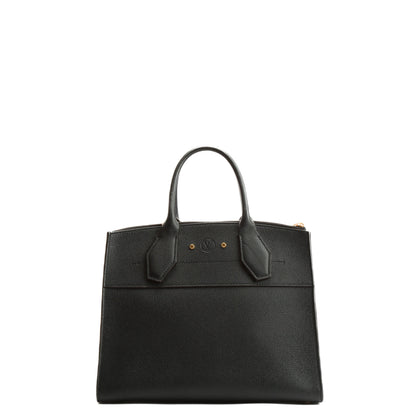 LOUIS VUITTON City Steamer MM - Leather Black