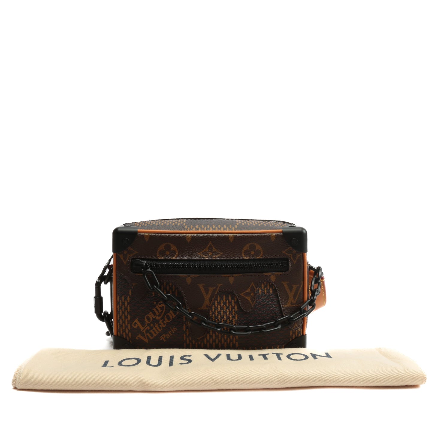 LOUIS VUITTON X Nigo Giant Damier Ebene Monogram Mini Trunk