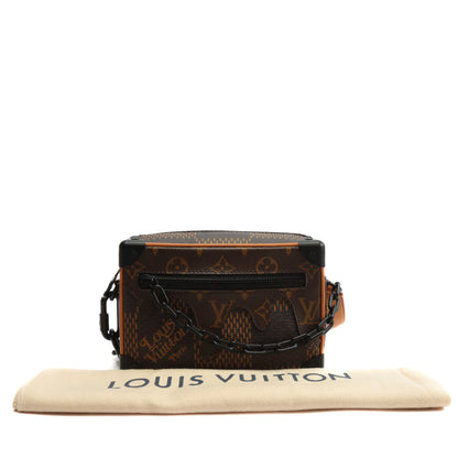 LOUIS VUITTON X Nigo Giant Damier Ebene Monogram Mini Trunk