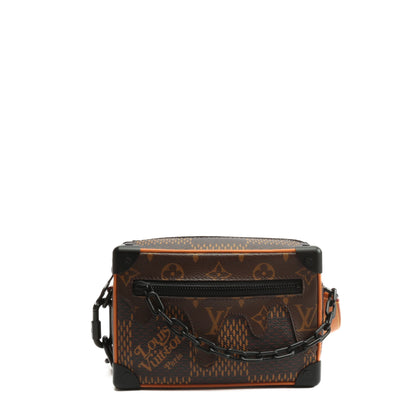 LOUIS VUITTON X Nigo Giant Damier Ebene Monogram Mini Trunk