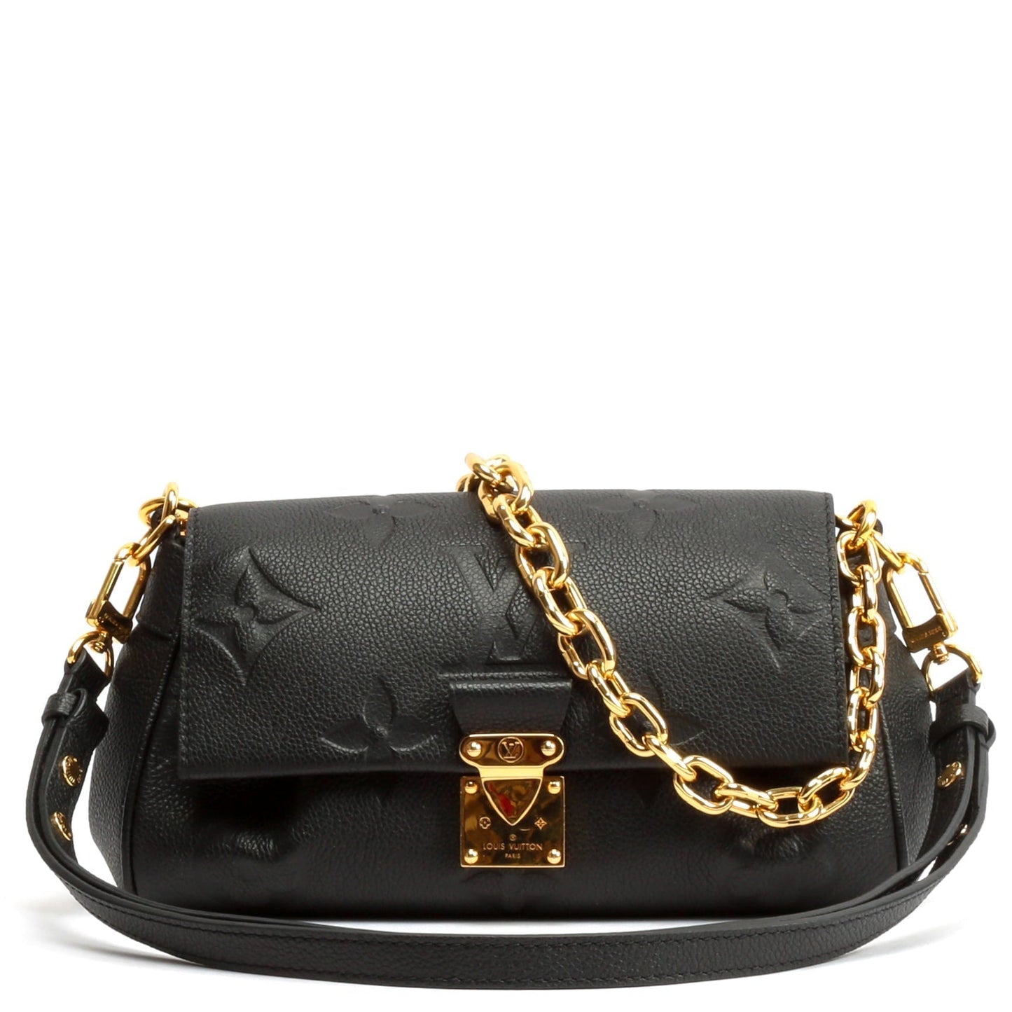 LOUIS VUITTON Favorite MM Empreinte Giant Monogram - Black