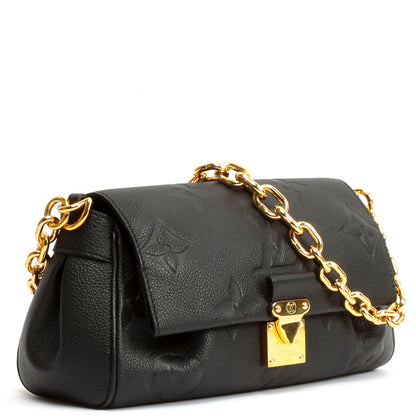 LOUIS VUITTON Favorite MM Empreinte Giant Monogram - Black