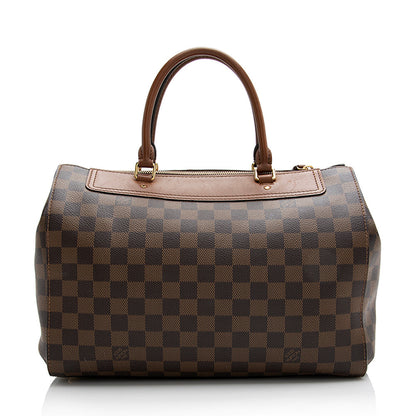 Louis Vuitton Damier Ebene Greenwich Satchel (SHF-21915)