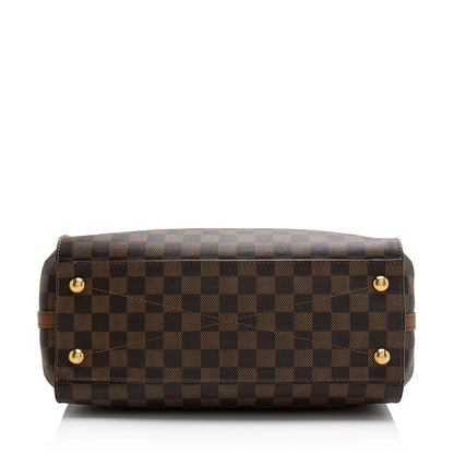 Louis Vuitton Damier Ebene Greenwich Satchel (SHF-21915)