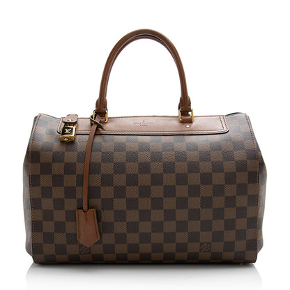 Louis Vuitton Damier Ebene Greenwich Satchel (SHF-21915)