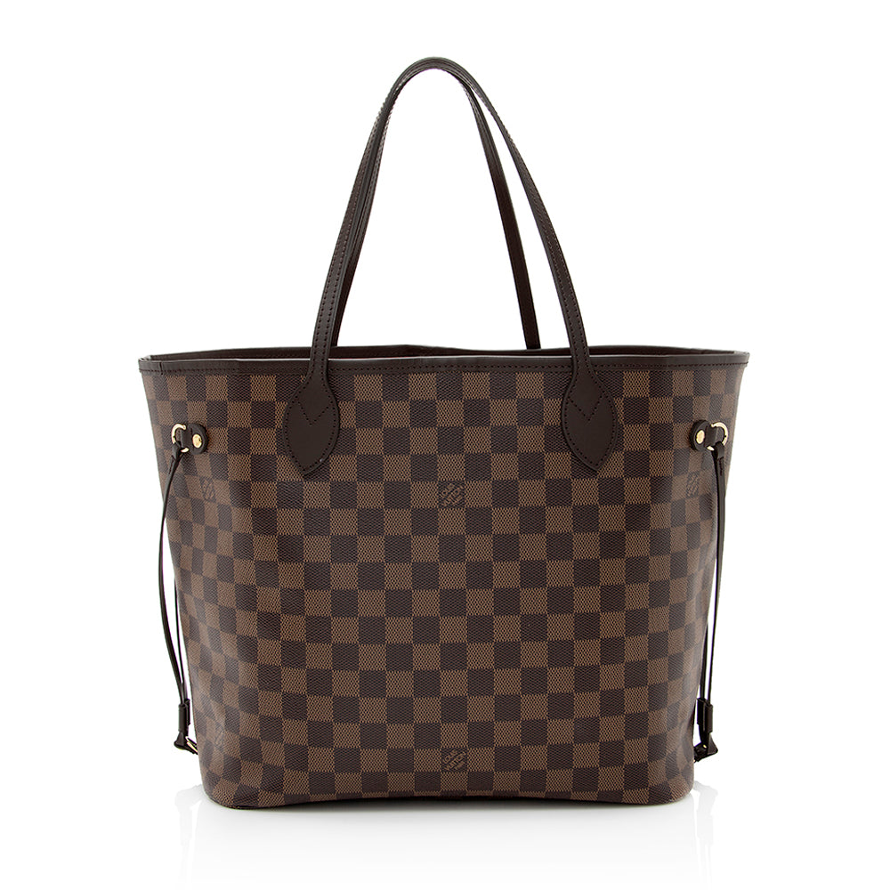 Louis Vuitton Damier Ebene Neverfull MM Tote (SHF-21695)