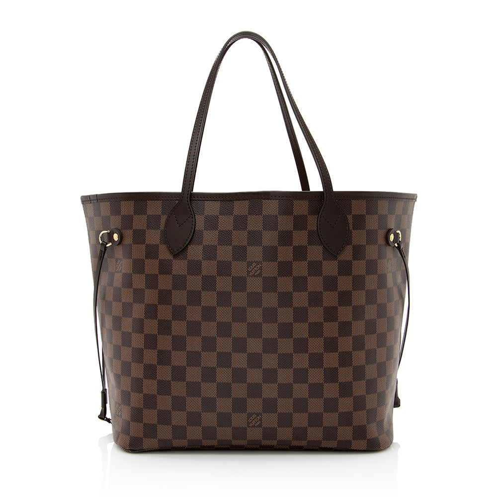 Louis Vuitton Damier Ebene Neverfull MM Tote (SHF-21695)