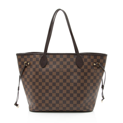 Louis Vuitton Damier Ebene Neverfull MM Tote (SHF-23215)