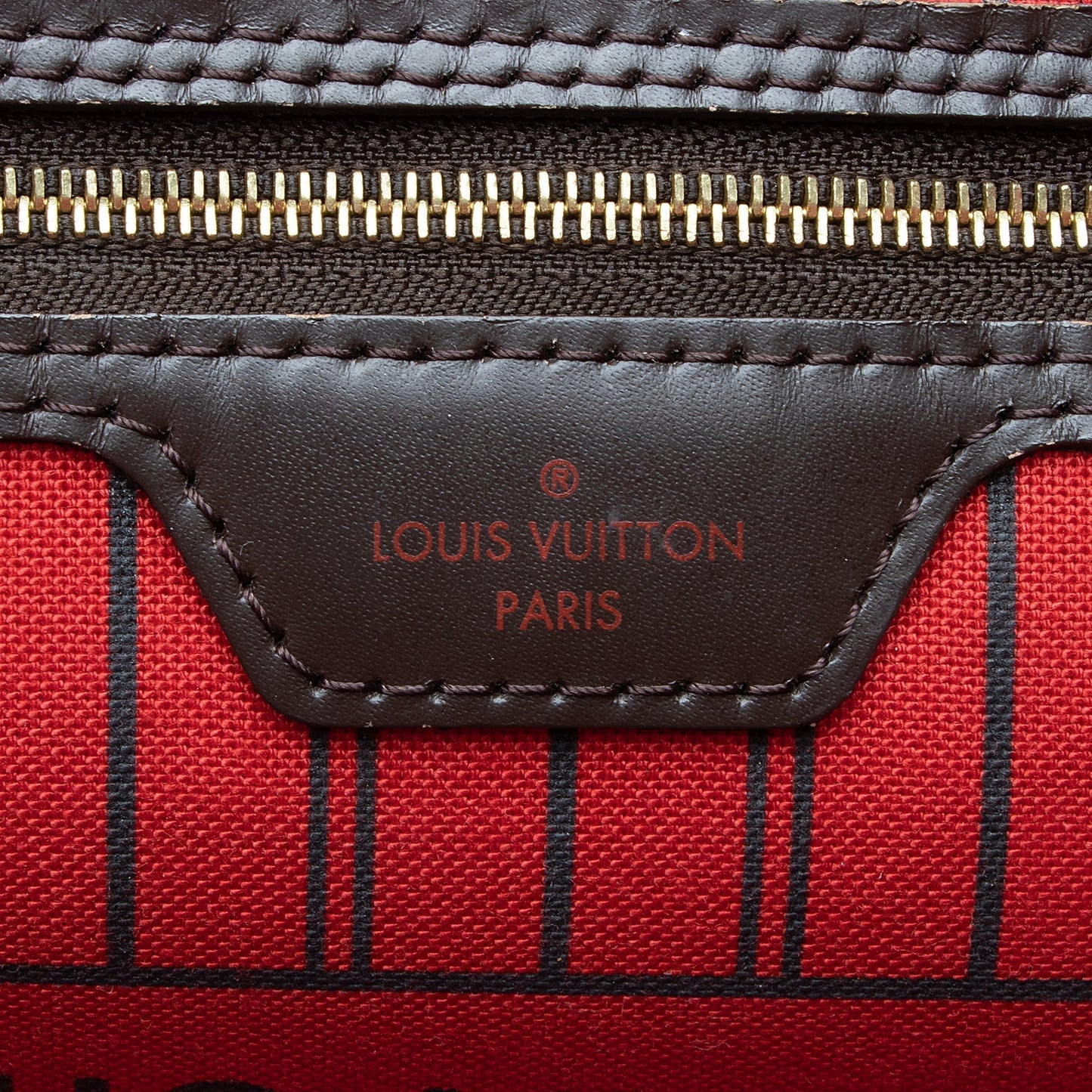 Louis Vuitton Damier Ebene Neverfull MM Tote (SHF-23215)