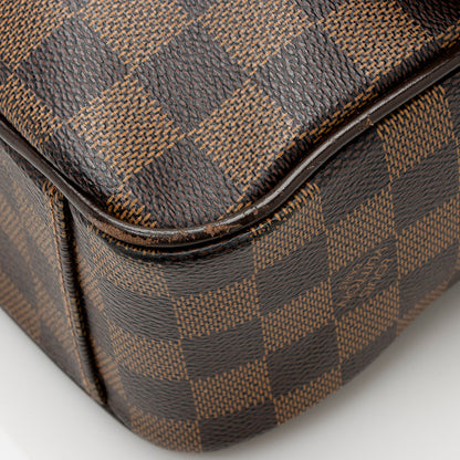 Louis Vuitton Damier Ebene Shelton MM Messenger Bag (SHF-21027)