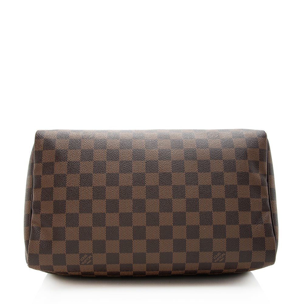 Louis Vuitton Damier Ebene Speedy 30 Satchel (SHF-20399)