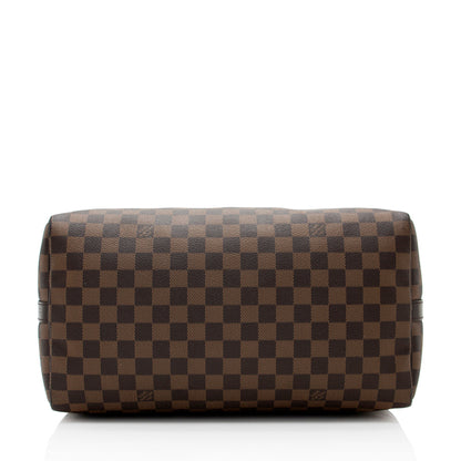 Louis Vuitton Damier Ebene Speedy Bandouliere 35 Satchel (SHF-22047)