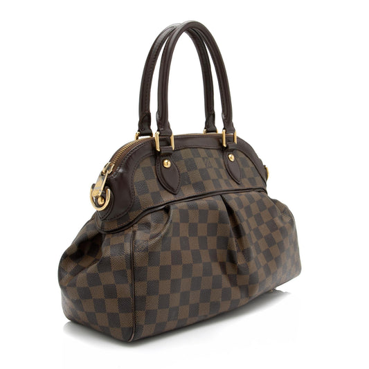 Louis Vuitton Damier Ebene Trevi PM Satchel (SHF-23535)