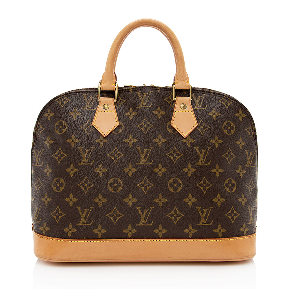 Louis Vuitton Vintage Monogram Canvas Alma PM Satchel (SHF-17095)