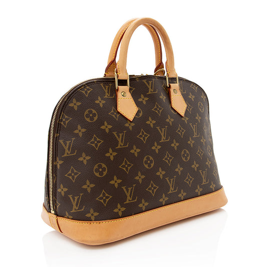 Louis Vuitton Vintage Monogram Canvas Alma PM Satchel (SHF-17095)