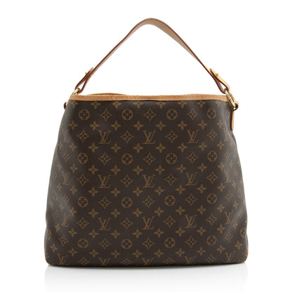 Louis Vuitton Monogram Canvas Delightful MM Shoulder Bag (SHF-23428)