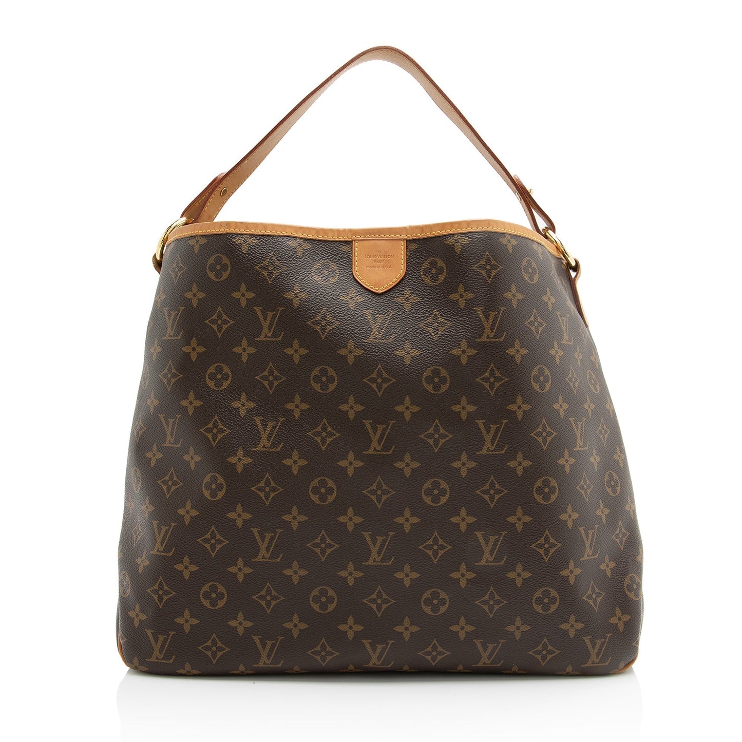 Louis Vuitton Monogram Canvas Delightful MM Shoulder Bag (SHF-23428)