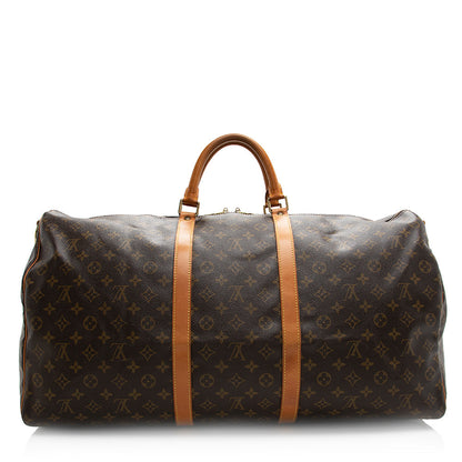 Louis Vuitton Vintage Monogram Canvas Keepall Bandouliere 60 Duffel Bag - FINAL SALE (SHF-20342)