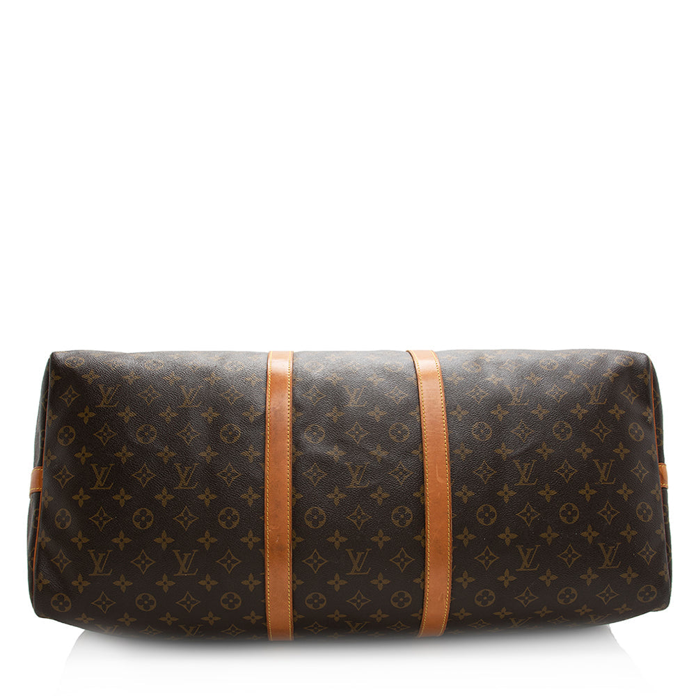 Louis Vuitton Vintage Monogram Canvas Keepall Bandouliere 60 Duffel Bag - FINAL SALE (SHF-20342)