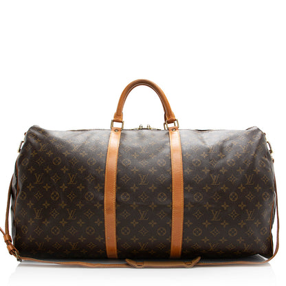 Louis Vuitton Vintage Monogram Canvas Keepall Bandouliere 60 Duffel Bag - FINAL SALE (SHF-20342)