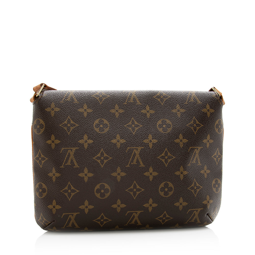 Louis Vuitton Vintage Monogram Canvas Musette Tango Shoulder Bag - FINAL SALE (SHF-20343)