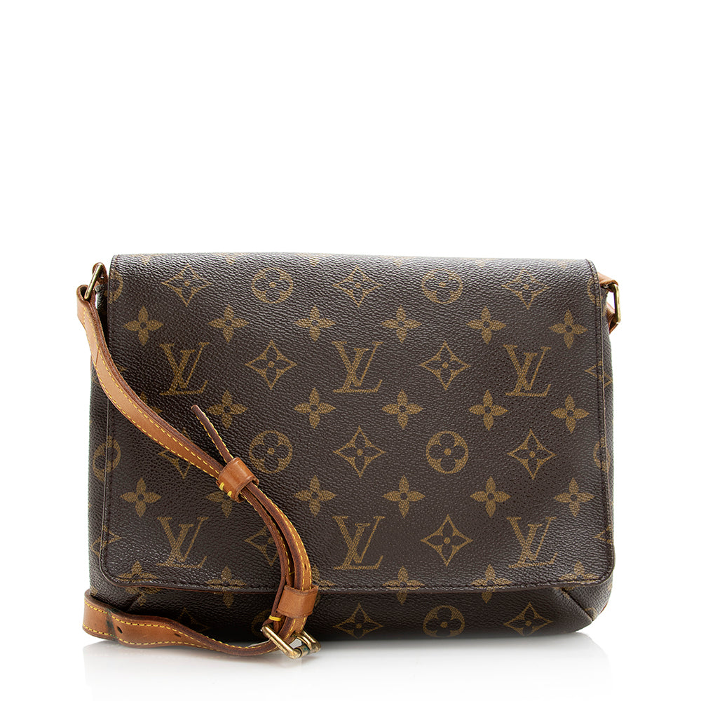 Louis Vuitton Vintage Monogram Canvas Musette Tango Shoulder Bag - FINAL SALE (SHF-20343)