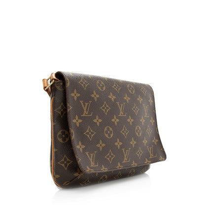 Louis Vuitton Vintage Monogram Canvas Musette Tango Shoulder Bag - FINAL SALE (SHF-20343)