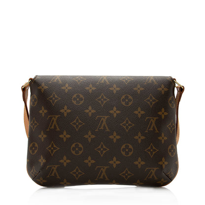 Louis Vuitton Vintage Monogram Canvas Musette Tango Shoulder Bag (SHF-21114)