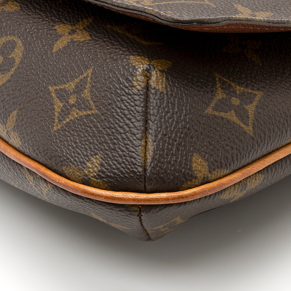 Louis Vuitton Vintage Monogram Canvas Musette Tango Shoulder Bag (SHF-21114)