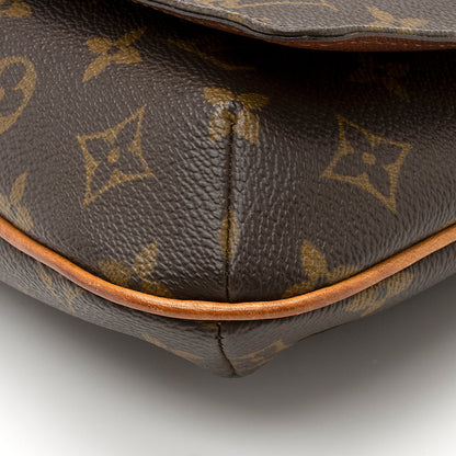 Louis Vuitton Vintage Monogram Canvas Musette Tango Shoulder Bag (SHF-21114)